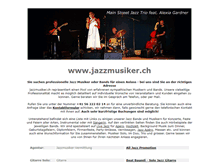 Tablet Screenshot of jazzmusiker.ch